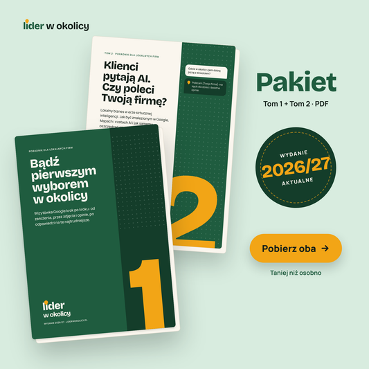 Pakiet Lider w Okolicy: tom 1 + tom 2 –  dla firm działających na lokalnych rynkach - wydanie 2026/27